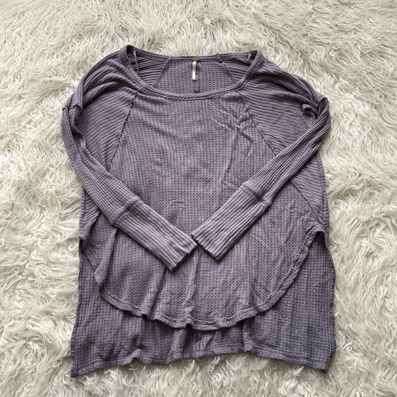 Free People Ventura Lavender Thermal Top - Picture 3 of 7